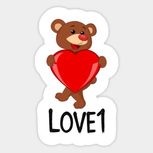 Love1 Cool Design Sticker